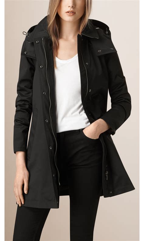 burberry car coat women's